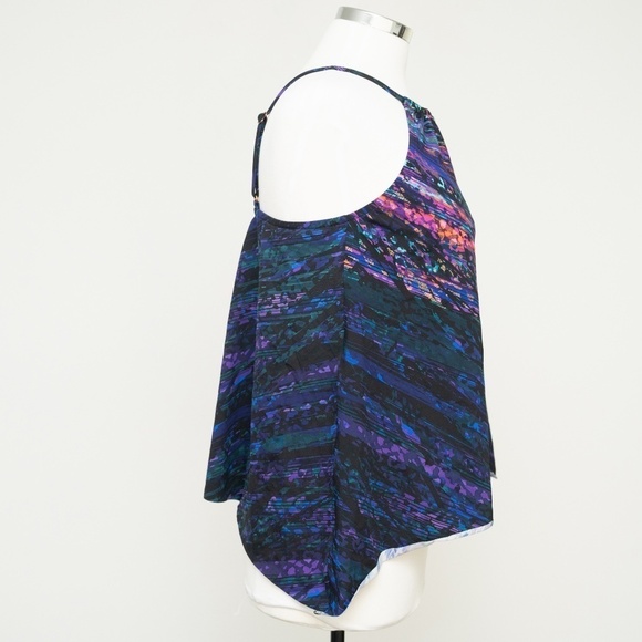Miraclesuit. Mood Ring Peephole Tankini Top. - Picture 3 of 8